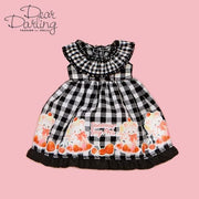 【Cross World Connections】Produced by Junie Moon Dear Darling Fashion for Dolls MAKI Gingham Dress for 20cm Dolls Black
