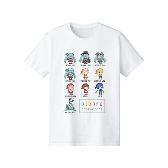 Piapro Characters T-shirt One Night Werewolf Collaboration Pixel Art Ver. (Ladies' L Size)