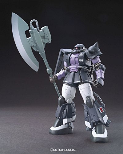 MS-06R-1A ZAKU II High Mobility Art (Black Tri-Stars Version) - 1/144 Maßstab - Hg Gundam Der Ursprung (# 05) Kidou Senshi Gundam: Der Ursprung - Bandai