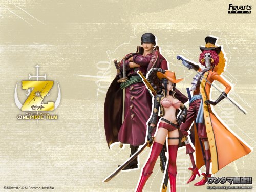 One Piece, Figuarts ZERO ONE PIECE FILM Z Battle clothing Ver. Set (Zoro Robin Brooke)