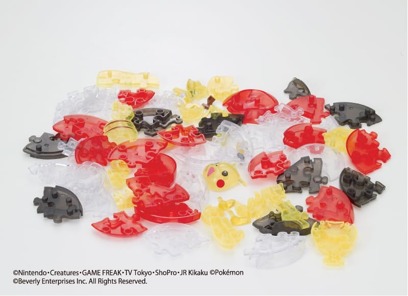 Jigsaw Puzzle 3D "Pokemon XY & Z" Pikachu & Poke Ball