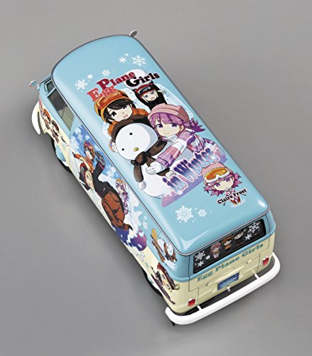 Volkswagen Type 2 Delivery Van, (Egg Girls Winter Paint version) - 1/24 scale - Egg Girls series, - Hasegawa