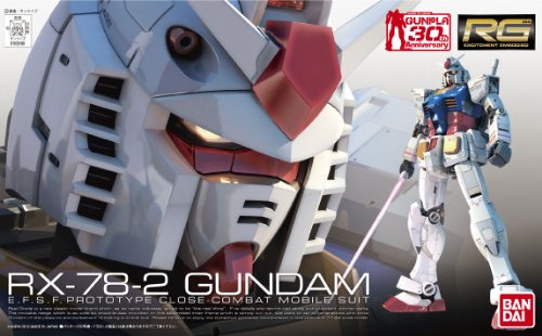 RX-78-2 GUNDAM - 1/144 ESCALA - RG (# 01) Kidou Senshi Gundam - Bandai