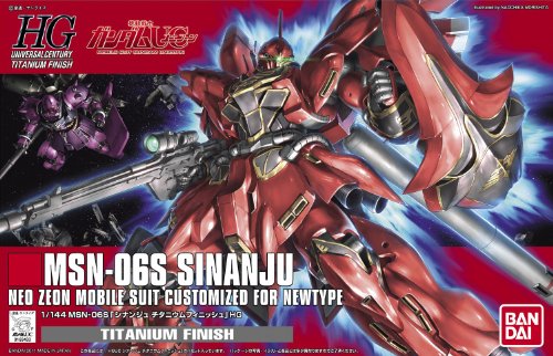 Gundam UC HGUC 1/144 Sinanju Titanium Finish