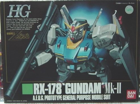 RX-178 Gundam Mk-II - 1/144 scale - HG, Kidou Senshi Z Gundam - Bandai
