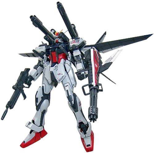 GAT-X105 Strike Gundam GAT-X105+P202QX Strike Gundam IWSP - 1/100 scale - MG (#090) Kidou Senshi Gundam SEED MSV - Bandai