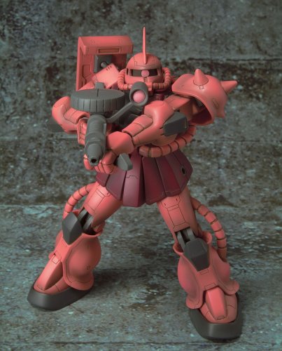 MS-06S Zaku II Commander Type Char Aznable Custom Extended Mobile Suit in Action!! Kidou Senshi Gundam - Bandai