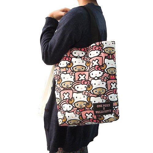 "One Piece × Hello Kitty" Odekake Tote Bag Group