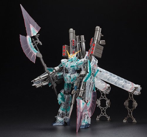 RX-0 Armure complète Unicorn Gundam (Verre Clear. Version mécanique) - 1/100 Échelle - MG, Kidou Senshi Gundam UC - Bandai