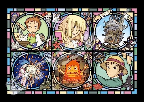 208 Peace Jigsaw Puzzle "Howl's Moving Castle" Magical Castle Art Crystal Jig Sawpzzle 18 2x25 7cm 208 AC27