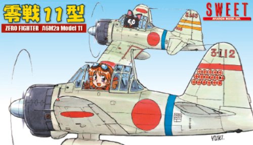 Zero Fighter A6M2a Model 11 - 1/144 scale - Sweet