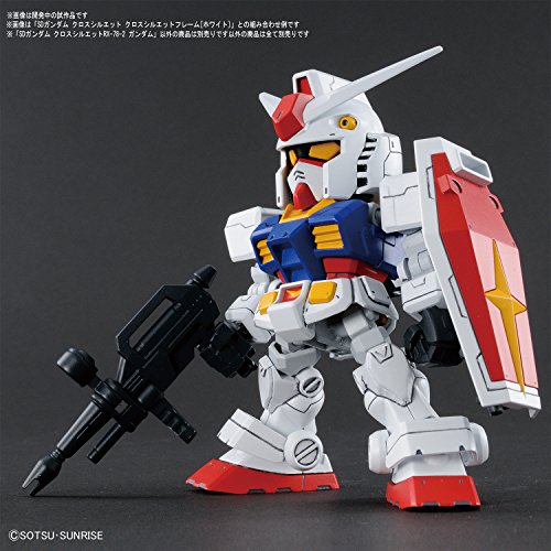 RX-78-2 Gundam SD Gundam Cross Silhouette Kidou Senshi Gundam - Bandai