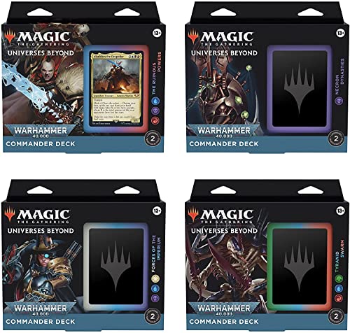 MAGIC: The Gathering Warhammer 40,000 Commander Decks 4 Types (English Ver.)