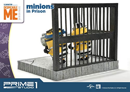 Prime Collectible Figure "Despicable Me 3" Minions in Prison Statue PCFMINI-05