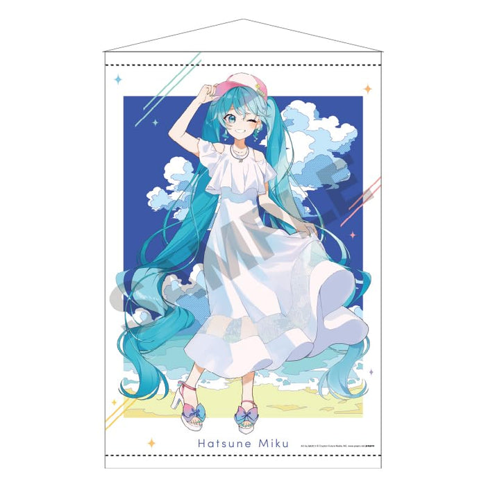 Hatsune Miku B2 Tapestry White Dress