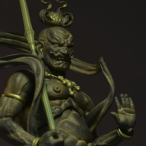 Kongo Rikishi Agyo (Wood Ver. version) Revoltech Takeya (#18EX) - Kaiyodo