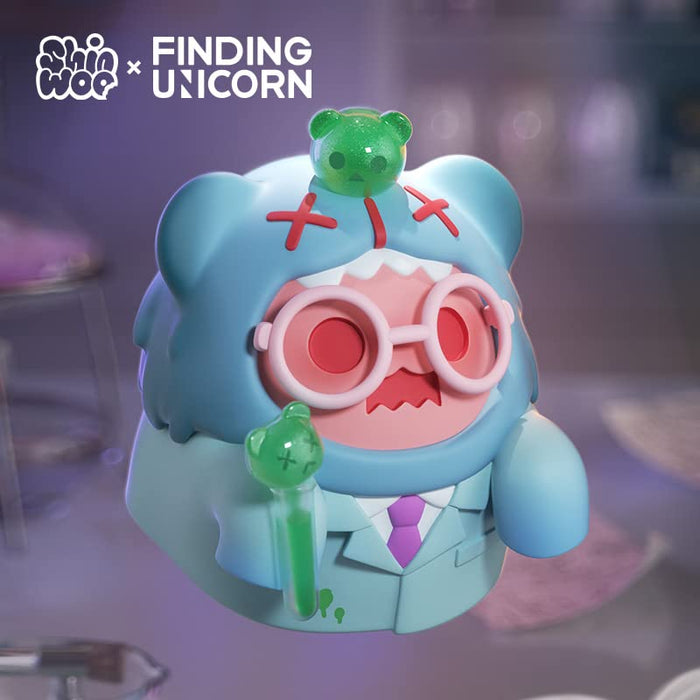 FINDING UNICORN BABY GHOST BEAR LOVESICK LAB SERIES TRADING FIGURE