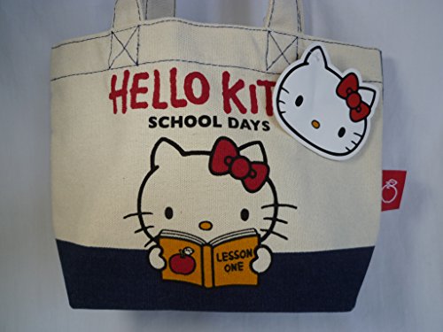 "Hello Kitty" Mini Tote Bag Navy