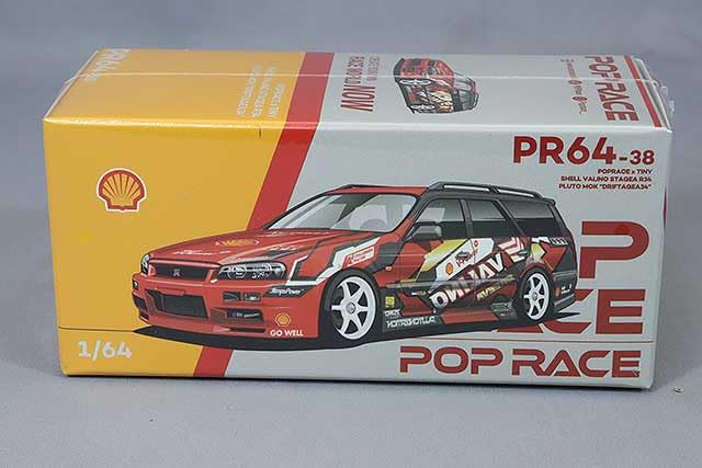 1/64 Shell Valino Stagea R34 Pluto Mok DRIFTAGEA 34
