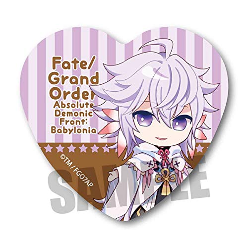 "Fate/Grand Order -Absolute Demonic Battlefront: Babylonia-" Heart Can Badge Merlin