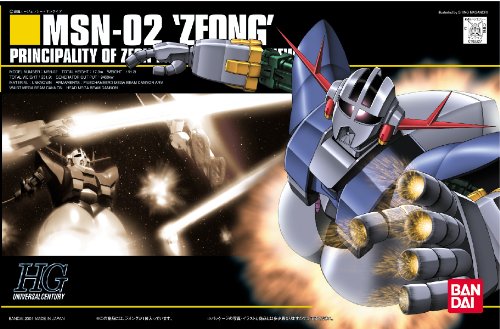 MSN - 02 zeong - 1 / 144 Scale - HGUC (# 022) kidou Senshi Gundam Bandai