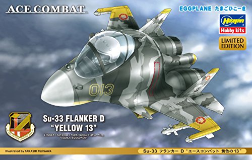 Su-33 Flanker D (Yellow 13 version) Eggplane Series, Ace Combat 06: Kaihou e no Senka - Hasegawa