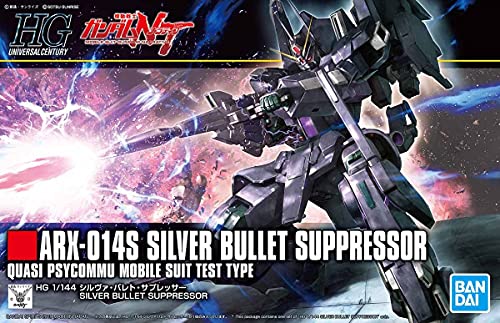 Arx-014 Silver Bullet Suppresseur (Narrative Ver. Version) - 1/144 Échelle - HGUC Kidou Senshi Gundam NT - Spiritueux Bandai