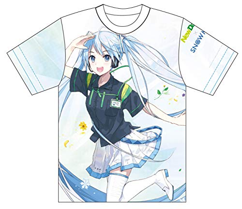 NewDays x "Hatsune Miku" Full Graphic T-shirt Illustration by iXima