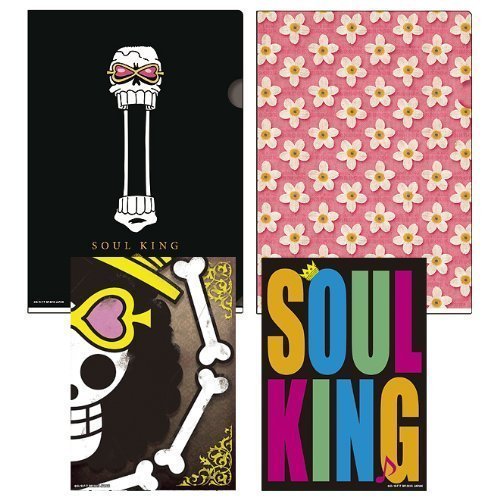 Ichiban Kuji One Piece Brook Clear File & sticker set