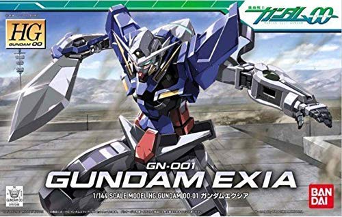 GN-001 Gundam Exia - 1/144 scale - HG00 (#01) Kidou Senshi Gundam 00 - Bandai