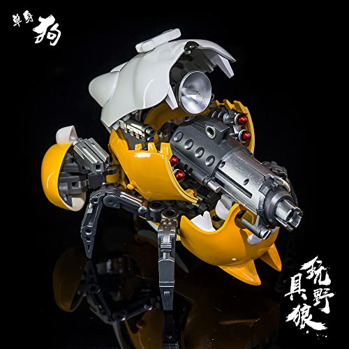 TOYWOLF SINGLE DOG ALLOY TRANSFORMABLE TOY