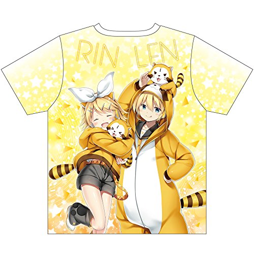Hatsune Miku x "Rascal the Raccoon" 2018 Full Graphic T-shirt (XL Size)