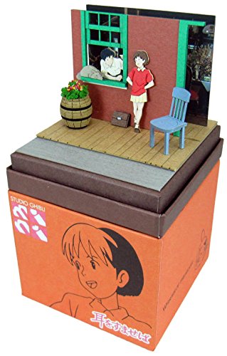 Amasawa Seiji & Tsukishima Shizuku Miniatuart Kit Studio Ghibli Mini (MP07-55) Mimi o Sumaseba-Sankei