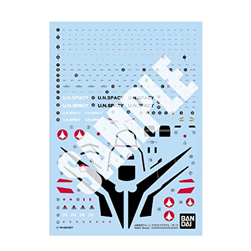 HG 1/100 "Macross Plus" Water Slide Decal for YF-19
