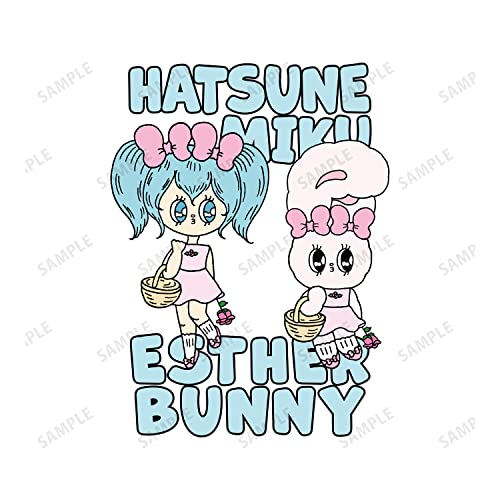 "Hatsune Miku" Miku World Collab Esther Bunny Zip Hoodie Ver. A (Men's XS Size)