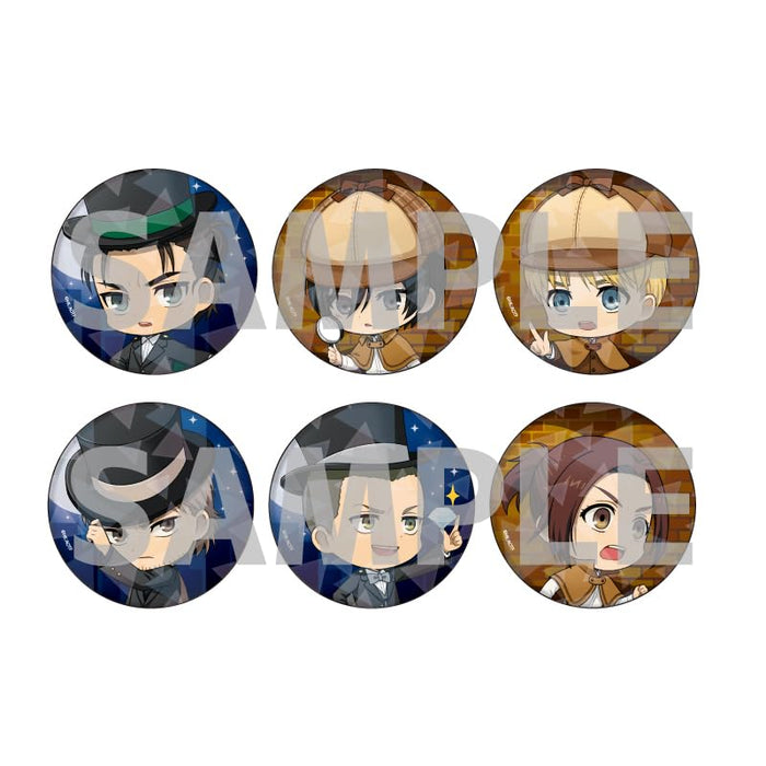 Hologram Can Badge (65mm) "Attack on Titan" 07 Phantom Thief & Detective Ver. A (Mini Character Illustration)