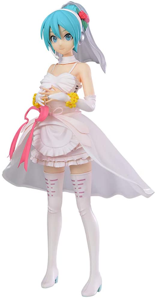 "Hatsune Miku" -Project DIVA- Arcade Future Tone SPM Figure White Dress