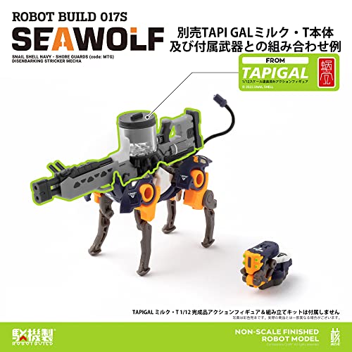 ROBOT BUILD 017S SEAWOLF (Tapigal Color Ver.) Action Figure