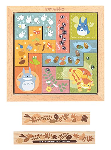 "My Neighbor Totoro" Wood Tile Puzzle