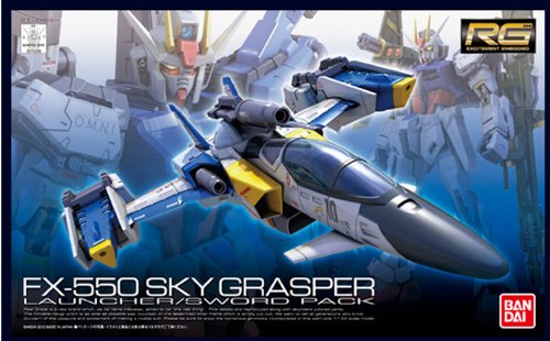 FX-550 Sky Grasper with Launcher/Sword Pack-1/144 escala-RG (#06) Kidou Senshi Gundam SEED-Bandai