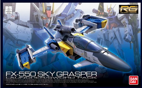 FX-550 Sky Grasper with Launcher / Sword Pack - 1/144 scale - RG (#06) Kidou Senshi Gundam SEED - Bandai