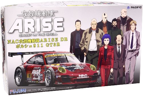 Batou Kusanagi Motoko Logikoma 2013 Pacific Racing NAC Kokaku Arise Dr Porsche 911 GT3 R (Porsche 997 GT3 R-2013 Saisonversion) -1/24 Skala-Itasha, Koukaku Kidotai Arise-Fujimi