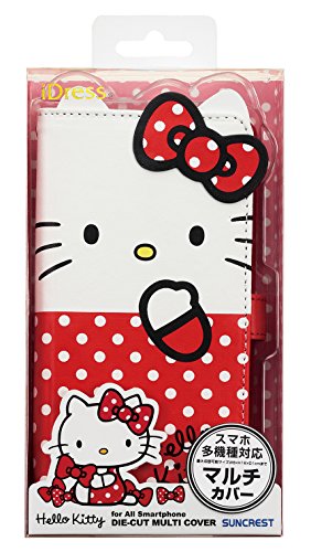 Sanrio Characters Diecut Multi Cover iDress Hello Kitty Red Dot SMC-KT01