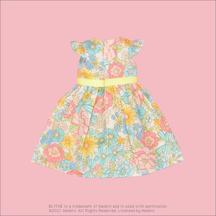 Produced by Junie Moon Dear Darling Fashion for Dolls Fresh Flowers Dress for 22cm Dolls Green