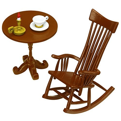Rocking Chair Set - 1/18 scale - Pose Skeleton - Re-Ment