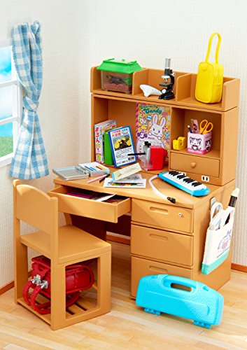 Study Desk MiniaturePuchi Sample Series - Re-Ment