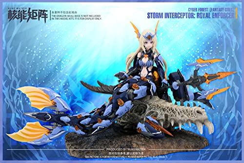 NUKE MATRIX "CYBER FOREST FANTASY GIRLS" STORM INTERCEPTOR: ROYAL ENFORCER PLASTIC MODEL KIT