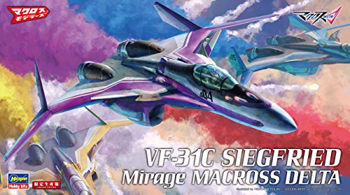 VF-31C Siegfried (Mirage version) - 1/72 scale - Macross Delta - Hasegawa