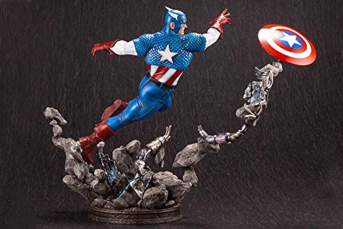 Marvel Avengers Captain America Fine Art Statue
