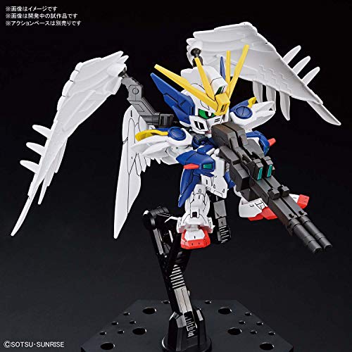 XXXG-00W0 WING GUNDAM Zero Custom SD Gundam Cross Silhouette Shin Kidou Senki Gundam Wing Indless Waltz - Bandai Spirits